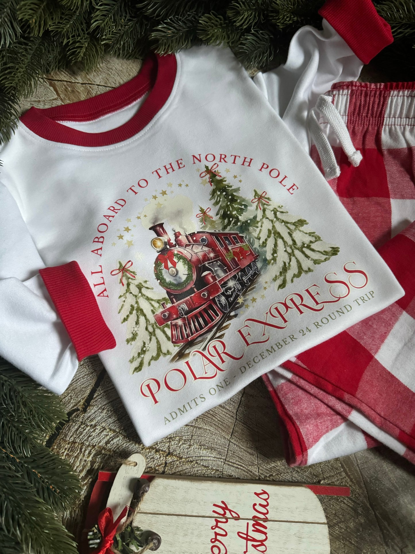 Polar Express pyjamas