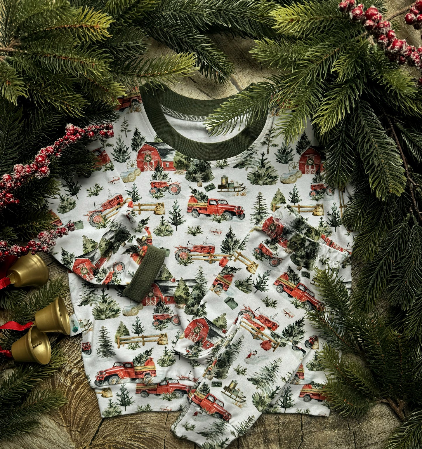 Christmas On The Farm Oversized Sweatshirt