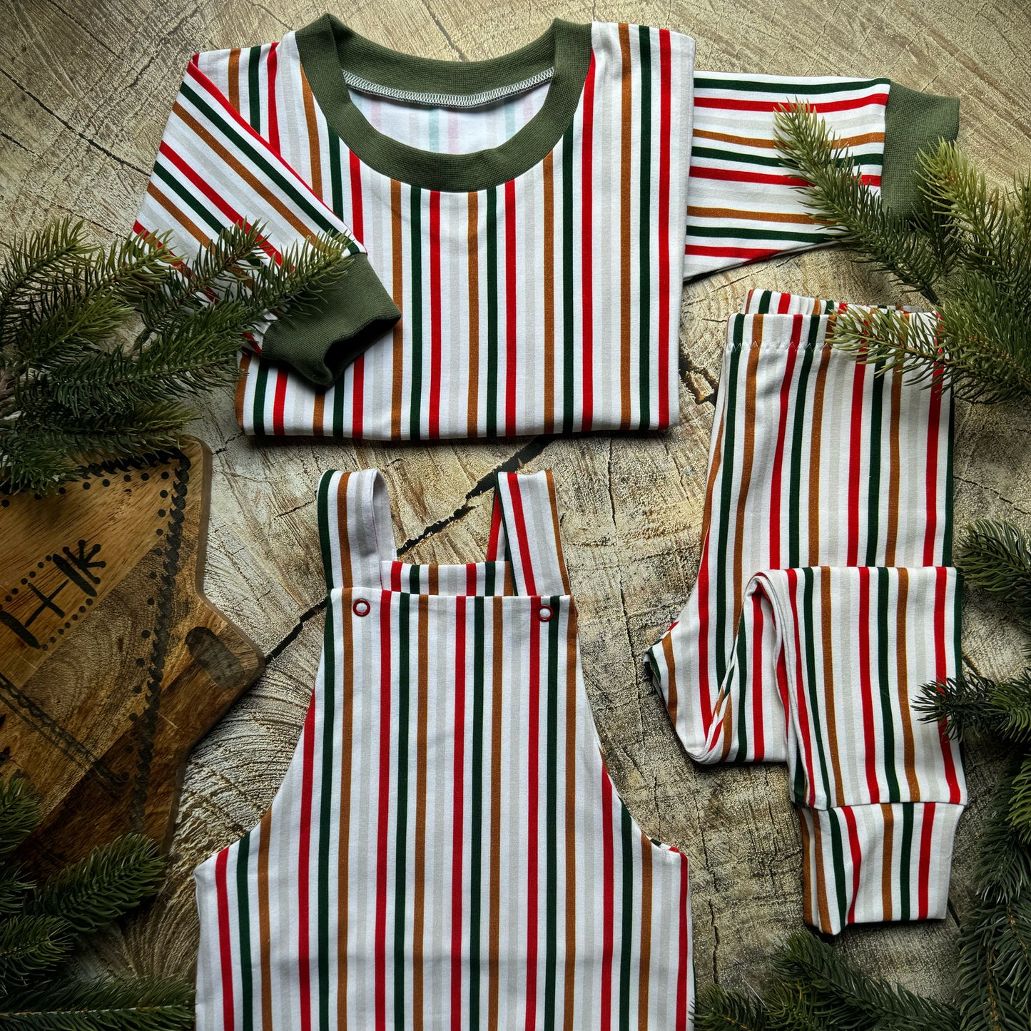 Festive Stripes Oversized Sweatshirt