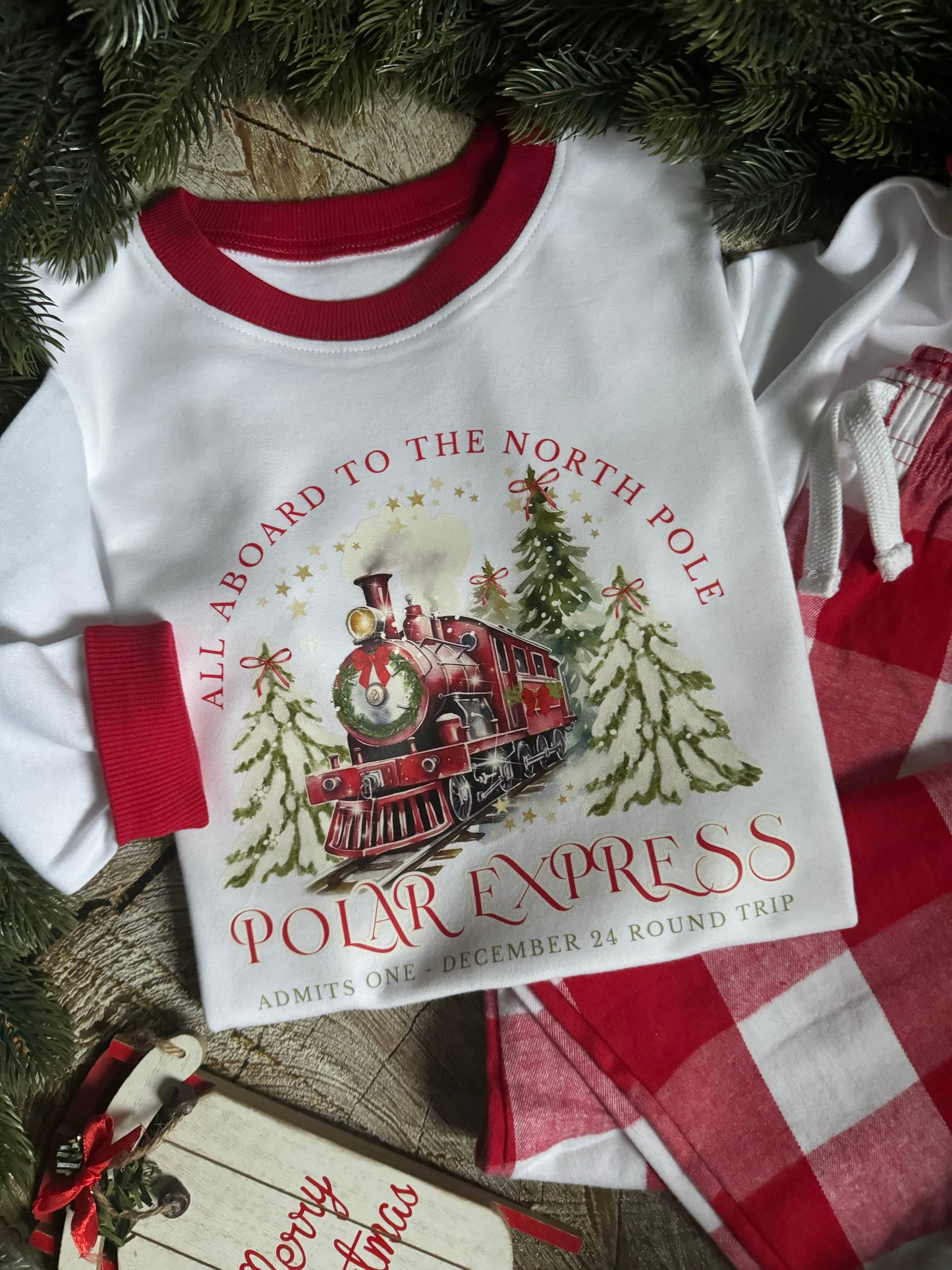 Polar Express pyjamas