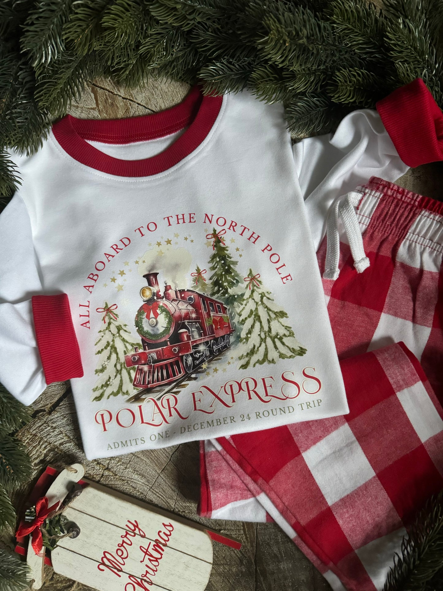 Polar Express pyjamas
