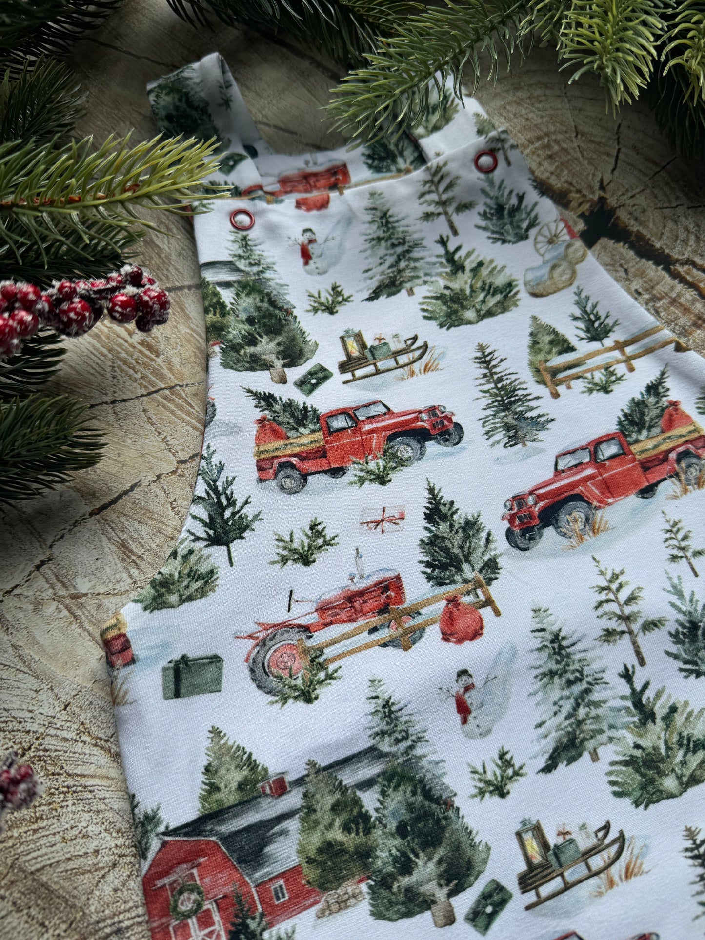 Christmas On The Farm Dungarees