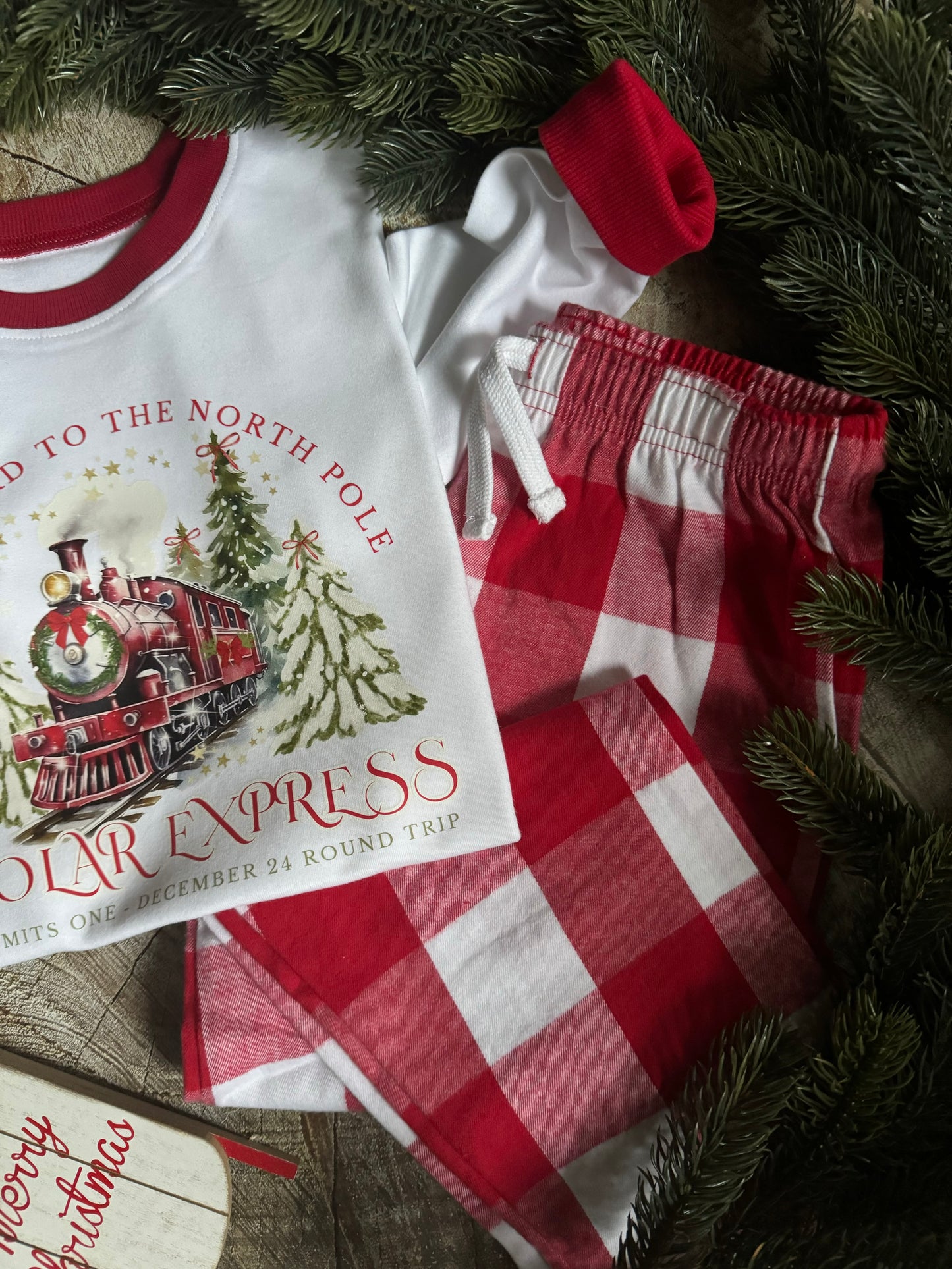 Polar Express pyjamas