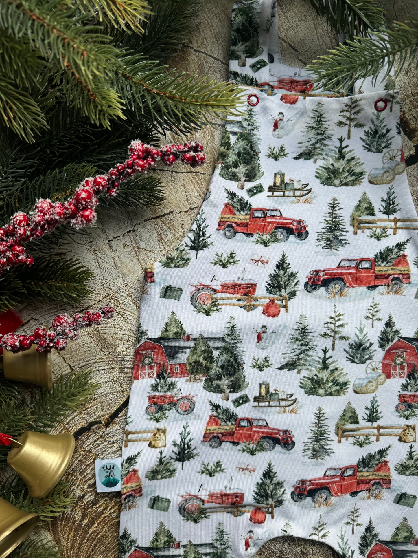Christmas On The Farm Dungarees