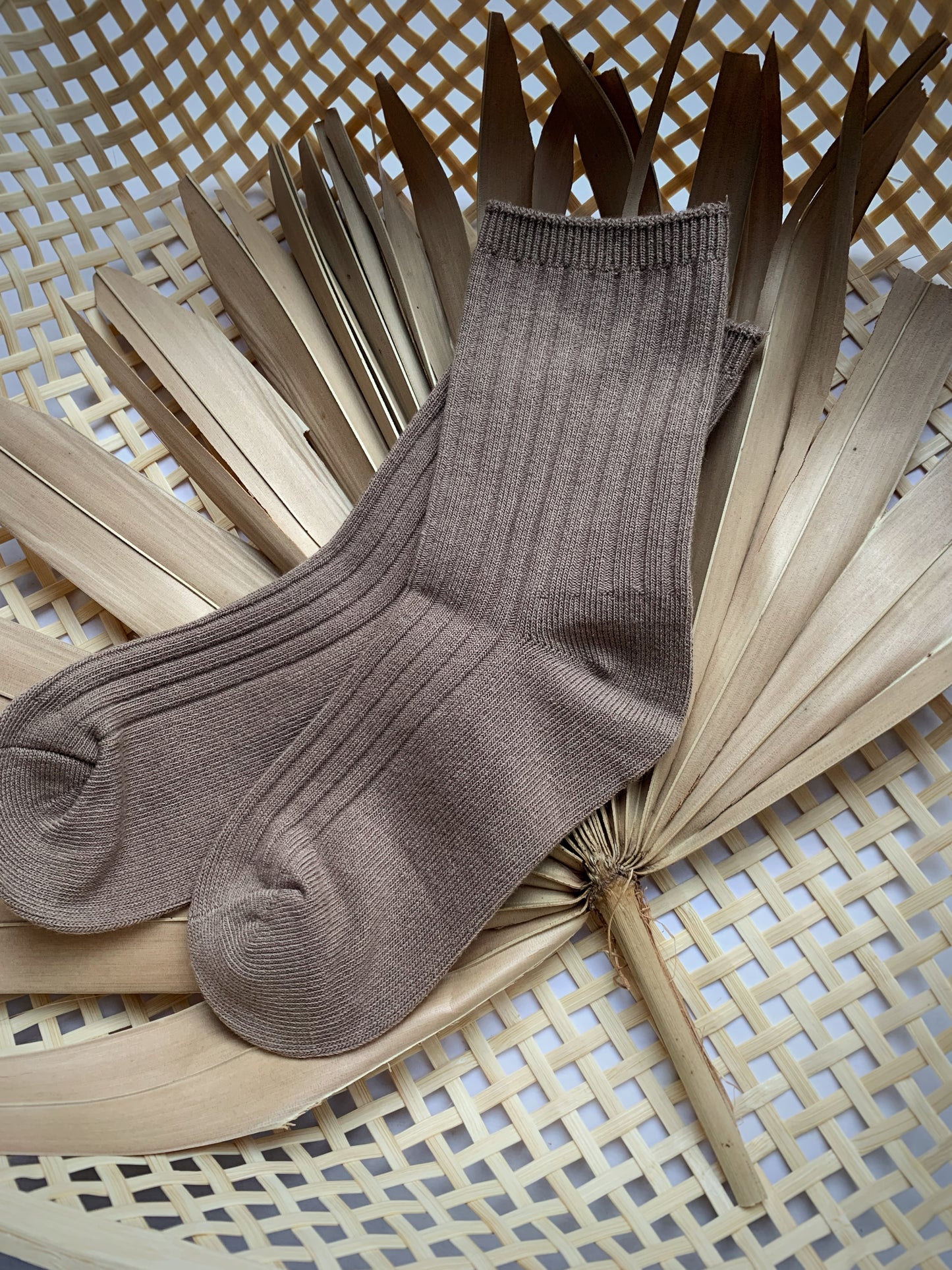 Taupe socks