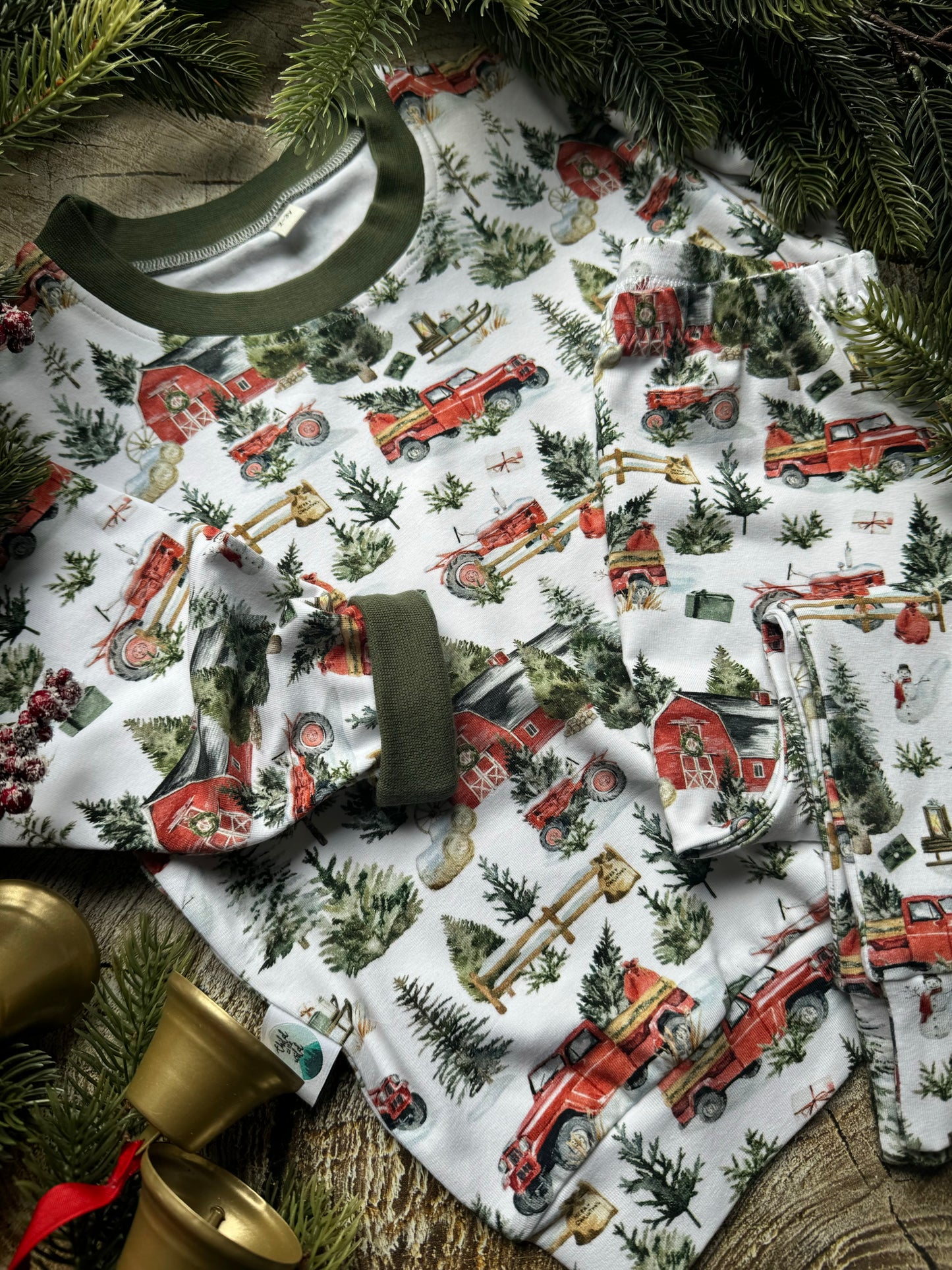 Christmas On The Farm Oversized Sweatshirt