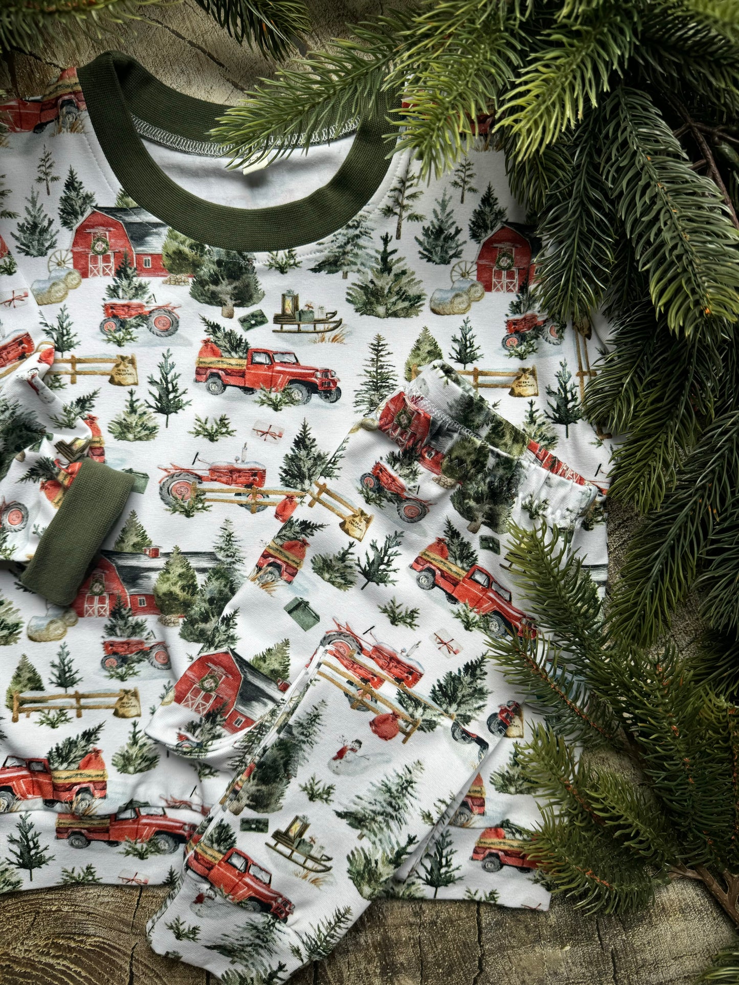 Christmas On The Farm Oversized Sweatshirt
