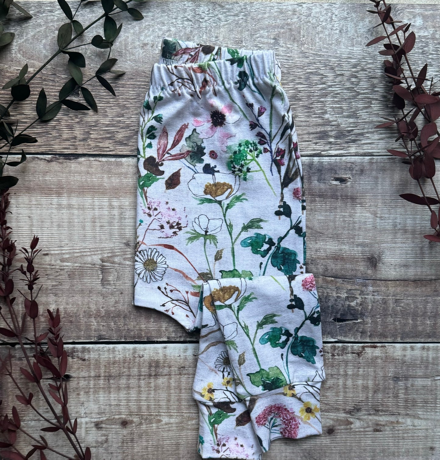 Verdure Wildflowers harem leggings 12-18m