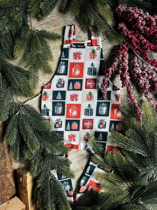 Xmas Stamps Dungarees