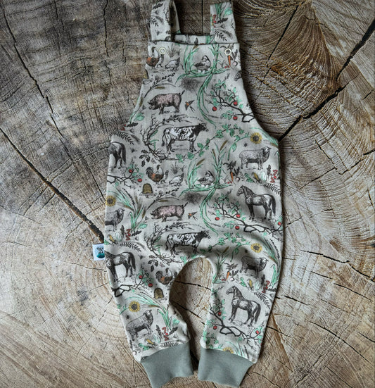 Farm Toile Dungarees