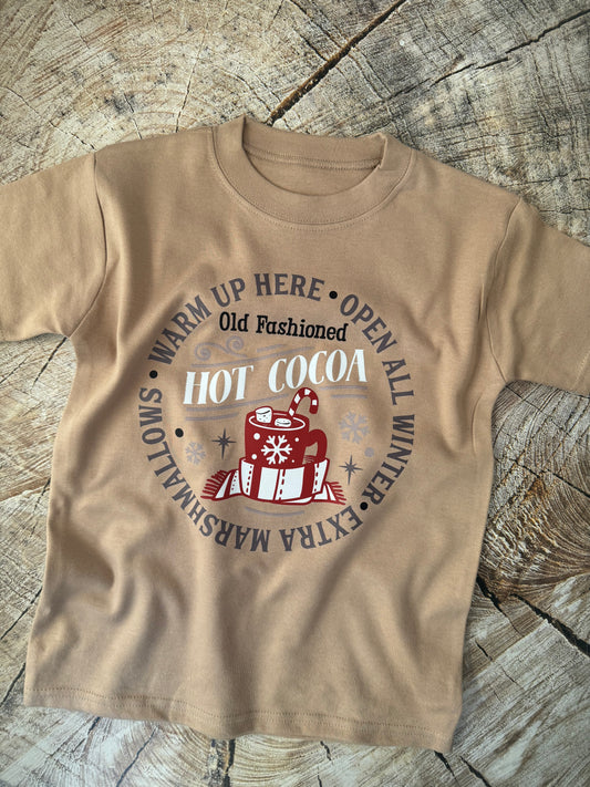 Taupe Tshirt-Old fashioned cocoa