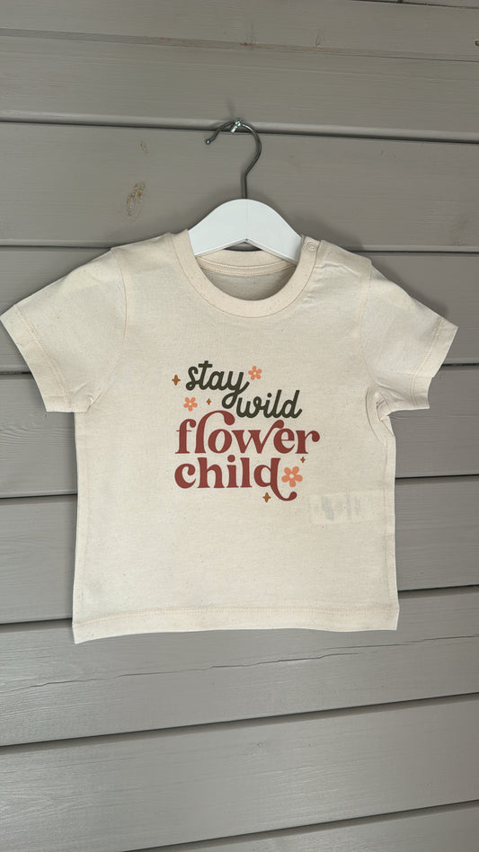 Stay wild flower child T-shirt