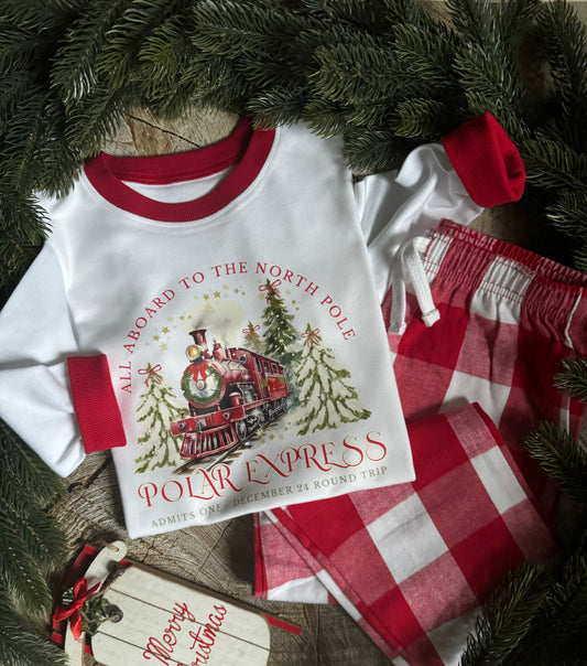 Polar Express pyjamas