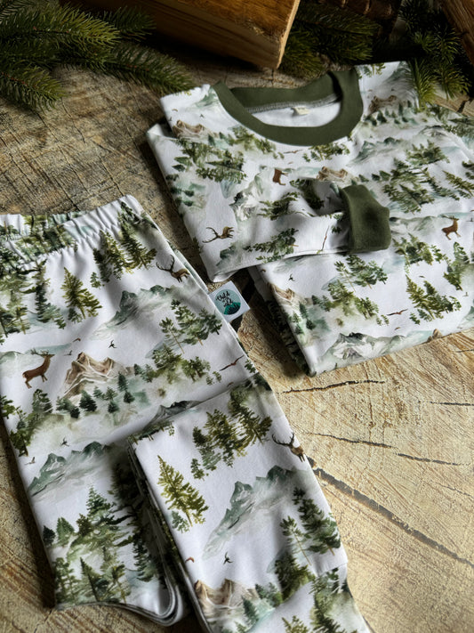 Watercolour Forest Oversized Sweatshirt