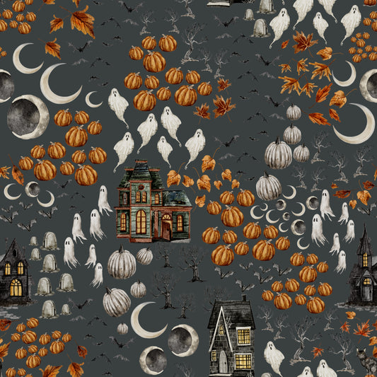 Spooky Pumpkin Patch Oversized Sweatshirt