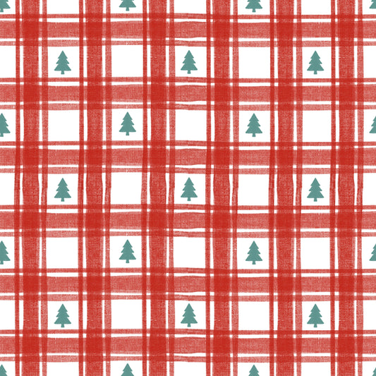 Red Gingham Christmas Tree Dress